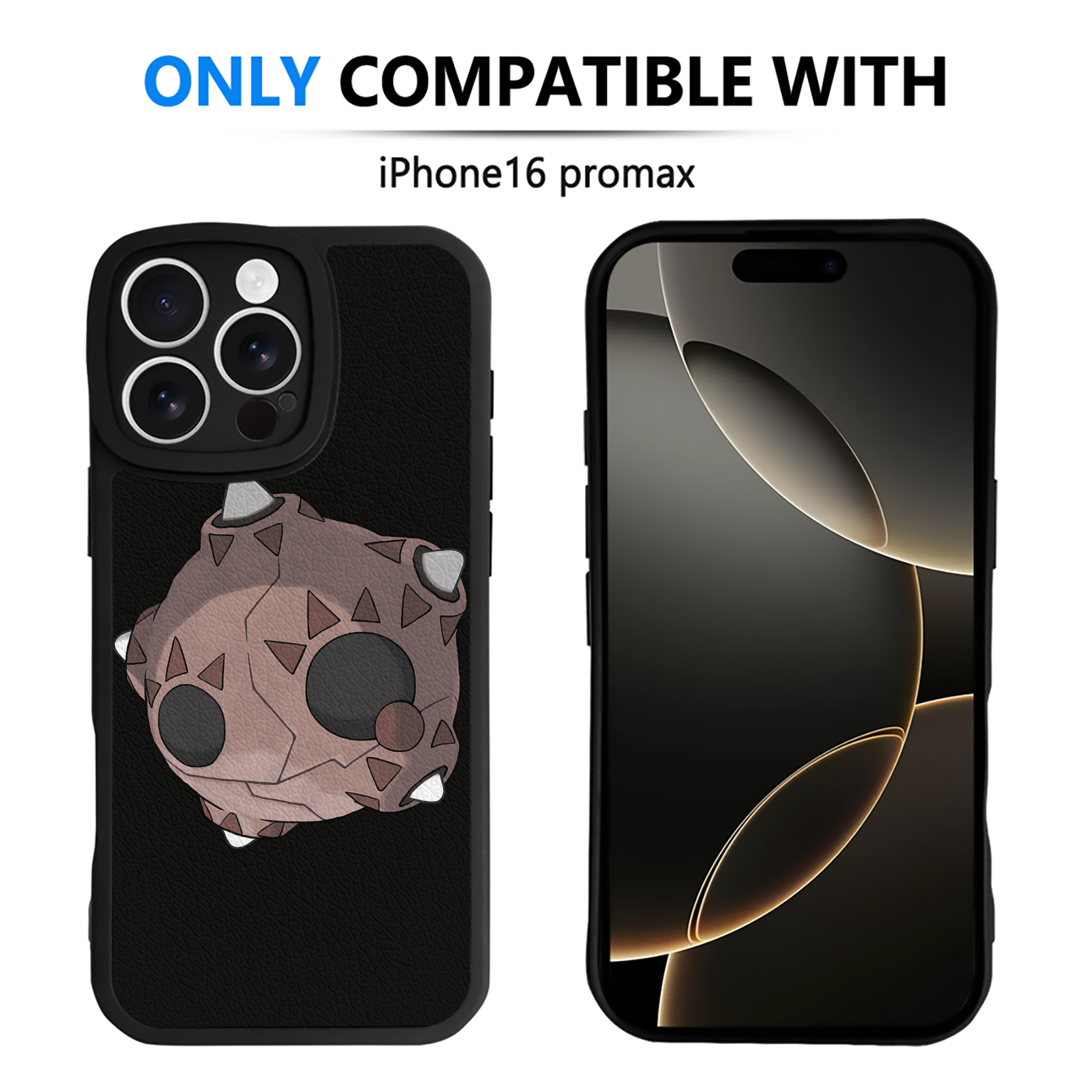 （画像用） ポケットモンスター Pokémon 【iPhone 16シリーズ対応】シリコンスマホケース（レザー調） 材質：シリコン